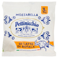 Pettinicchio Mozzarella di Latte di Bufala 3 x 100 g