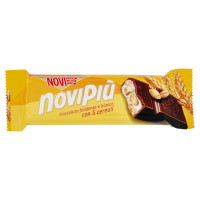 Novi novipiù cioccolato fondente e bianco con 5 cereali 28 g