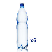 Acqua frizzante 6 bottiglie 1,5L