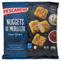 Pescanova Nuggets di Merluzzo impanati e surgelati 300 g