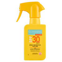 Clinians Sun Care Spray Protettivo Anti Age con Acido Ialuronico SPF 30 Alta 250 mL
