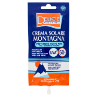 Delice Solaire Crema Solare Montagna Protezione Molto Alta Pelli Sensibili e Delicate 50+ 50 ml