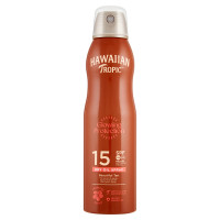 Hawaiian Tropic Glowing Protection Olio Secco Spray Continuo SPF 15 Media 177 mL