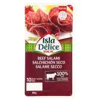 Isla Délice Halal Salame Secco 10 Fette 80 g