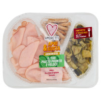 Amoretti Apri & Gusta Armonioso Pollo, Zucchine Grigliate, Grissini 165 g