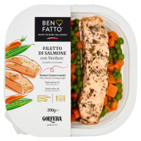 Golfera Ben Fatto Filetto di Salmone con Verdure 200 g