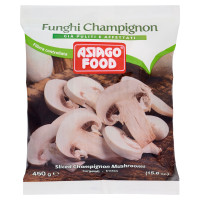 Asiago Food Funghi Champignon surgelati 450 g