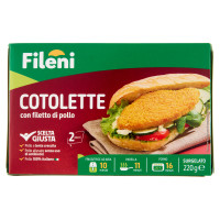 Fileni Cotolette con filetto di pollo Surgelato 220 g