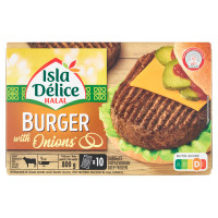 Isla Délice Halal Hamburger alla cipolla 800 g