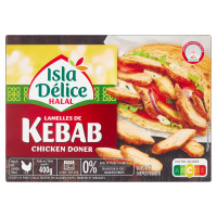 Isla Délice Halal Lamelles de Kebab Surgelés 400 g