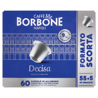 Caffè Borbone Decisa Capsule in Alluminio Compatibili Nespresso* ad Uso Domestico 2 x 150 g