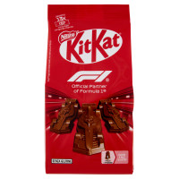 KITKAT Macchinine F1 ricoperte di Cioccolato al Latte ripieno, Sacchetto 154g
