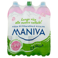 Maniva Acqua Oligominerale Alcalina Naturale 6 x 1,5 L