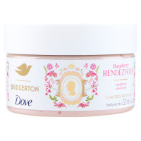 Dove body scrub Bridgerton Limited Edition Raspberry RendezVous aspberry rose tarte 225 ml