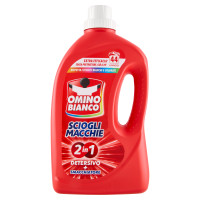 Omino Bianco Sciogli Macchie 2 in 1 Detersivo Lavatrice Liquido + Smacchiatore 44 Lavaggi 1760 ml