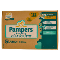 Pampers Baby-dry Junior 132 pz