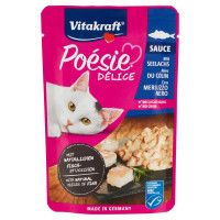 Vitakraft Poésie Délice Sauce con Merluzzo Nero 85 g