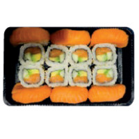 8 California Salmone, 6 Nigiri Salmone