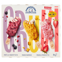 Sammontana Gruvi Mini Mirtillo Inaspettato, Mango Ramingo, Fragola Prediletta 6 x 37,5 g