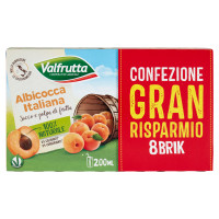 Valfrutta Albicocca Italiana Succo e polpa di frutta 8 x 200 ml
