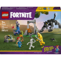 LEGO Fortnite 77075 Campo di Bananita e Starter, Gioco con 2 Personaggi, Falò e 3 Minifigure, Regalo da Gaming per Bambini 7+