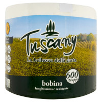 Tuscany bobina lunghissima e resistente 2 veli 600 strappi