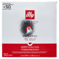illy Classico Espresso Compatibili con le Macchine *Nespresso Original 50 Capsule in Alluminio 285 g