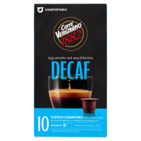 Caffè Vergnano 1882 Decaf Capsule Compatibili Nespresso* 10 x 5,25 g