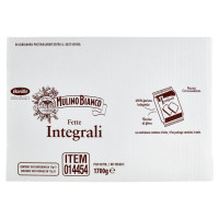 Mulino Bianco Fette Biscottate Integrali Bifette Monoporzione Cassa Food Service 100 pz x 17g