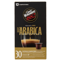 Caffè Vergnano 1882 Miscela Oro 100% Arabica Capsule Compatibili Nespresso* 30 x 5,25 g