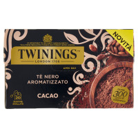 Twinings Cacao Tè Nero aromatizzato 20 filtri The 40 g