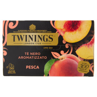 Twinings Pesca Tè Nero aromatizzato 20 filtri The 40 g