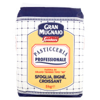Molino Spadoni Gran Mugnaio Pasticceria Professionale Sfoglia, Bignè, Croissant 5 kg