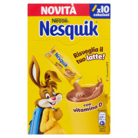NESQUIK Gusto Classico Preparato Solubile per bevanda con cacao 10 bustine monodose 13,5g