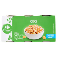 Carrefour Classic Ceci 3 x 400 g