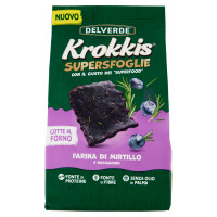 Delverde Krokkis Supersfoglie Farina di Mirtillo e Rosmarino 150 g