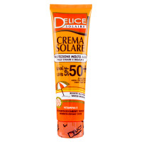 Delice Solaire Crema Solare Protezione Molto Alta Pelli Chiare e Delicatea SPF 50+ 100 ml