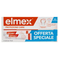 elmex dentifricio Protezione Carie doppio scudo protettivo 2x75 ml