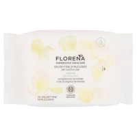 Florena Salviettine Struccanti per occhi e viso naturali 25 pz