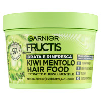 Garnier Fructis Kiwi Mentolo Hair Food Maschera Multi-Uso 390 ml