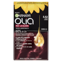 Garnier Olia Red Lacquers, Tinta Capelli Senza Ammoniaca, 5.52 Rosso Ciliegia