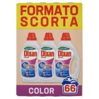 DIXAN Liquido Color 3x22=66 Lavaggi 3 x 990 ml