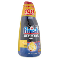 Finish Ultimate Gel Lemon 2 x 50 lavaggi liquido lavastoviglie 2 x 900 ml
