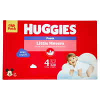 Huggies Little Movers Pants 4 9-14 Kg 120 pz