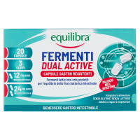 equilibra Fermenti Dual Active 20 Capsule Gastro Resistenti 7,5 g
