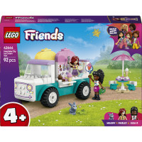 LEGO Friends 42644 Il Furgone dei Gelati di Heartlake City, Giochi Didattici Bambine 4+, Camion Giocattolo, Cibo e Accessori