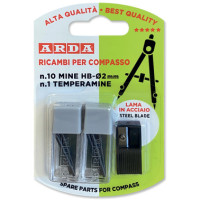 ARDA COMIN temperino Temperamatite manuale Nero