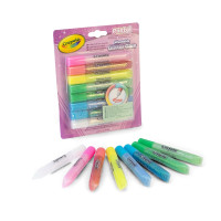 Crayola 8 Colle Glitter - Pastel