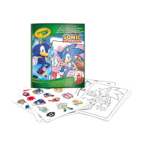 Crayola Album adesivi-Coloring Sonic