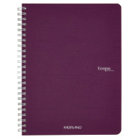 Fabriano Ecoqua Original Quaderno Spiralato Vino A5 Quadretti 5mm 70 Fogli